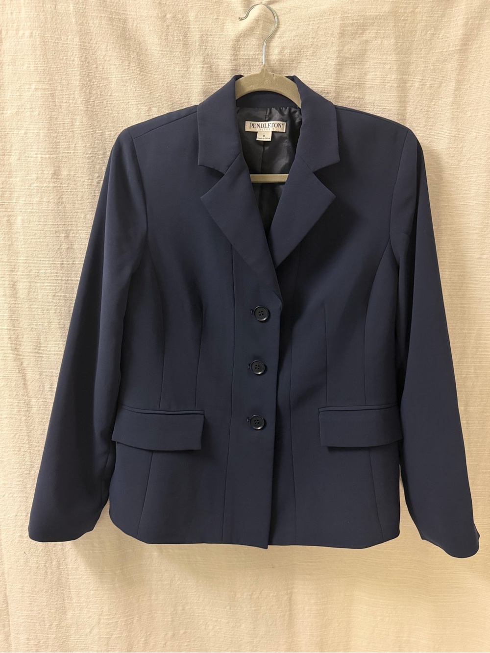Pendleton Petite Women's Dark Navy Tailored Blazer